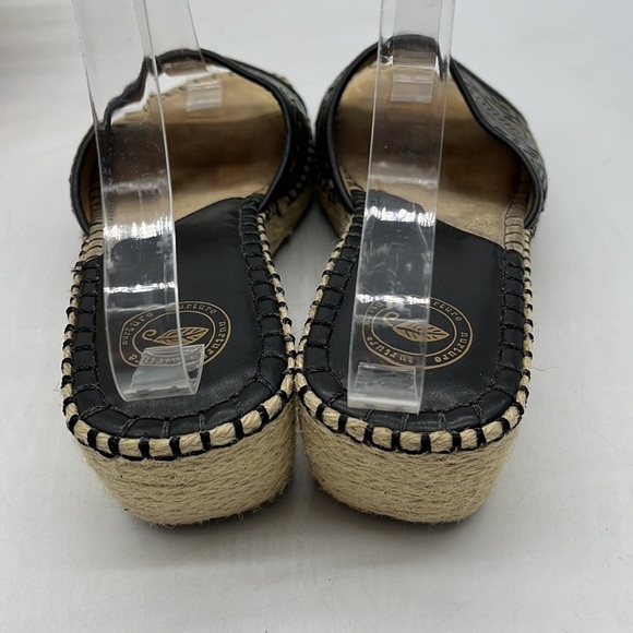 Nurture Black Leather Slip On  Slide Sandals Size 9. BSN2748D - Picture 4 of 8